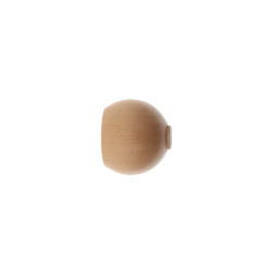 EMBOUT BOULE NATUREL VERNIS X2 D28 -