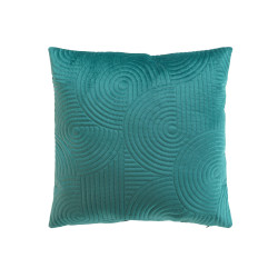 HOUSSE COUSSIN CIRCLES BLEU 40x40CM VELO