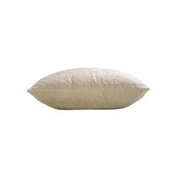 Housse de coussin Daisy taupe 40x40cm velours uni