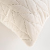 Housse de coussin Daisy naturel 40x40cm velours uni Housse de coussin Daisy naturel 40x40cm velours uni