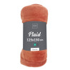 Plaid Flanou Terracotta 125x150cm Flanelle unie Plaid Flanou Terracotta 125x150cm Flanelle unie