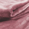 PLAID FLANOU ROSE 125x150CM FLANELLE UNI