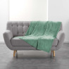 PLAID FLANOU SAUGE 125x150CM FLANELLE UN