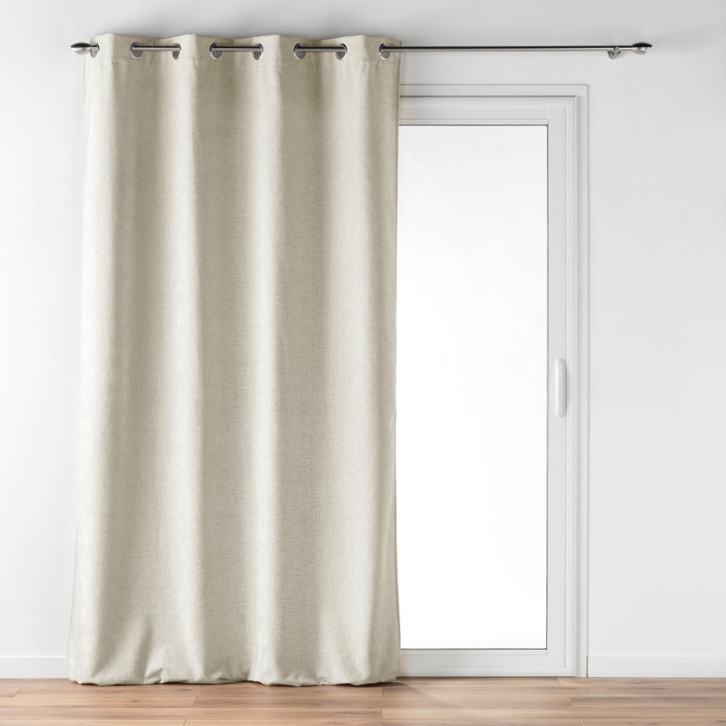 RIDEAU VERRA LIN 140x260CM VELOURS RELIE