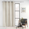 RIDEAU VERRA LIN 140x260CM VELOURS RELIE
