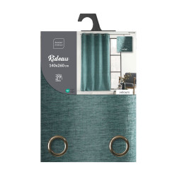 RIDEAU VERRA SAUGE 140x260CM VELOURS REL