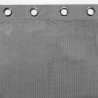 RIDEAU CASUAL GRIS 140x260CM VELOURS COT