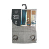 RIDEAU CASUAL GRIS 140x260CM VELOURS COT