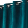RIDEAU CASUAL PETROLE 140x260CM VELOURS