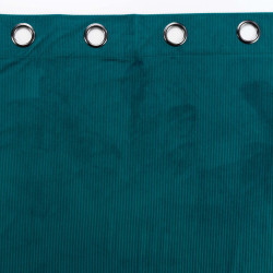 RIDEAU CASUAL PETROLE 140x260CM VELOURS