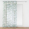 Voile Éléonore 140x240cm Sable Imprimé Tropical Vert