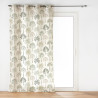 Voile Palmea Vert 140x240cm Sable Imprimé Palmiers