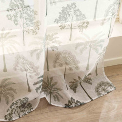 VOILE PALMEA VERT 140x240CM SABLE
