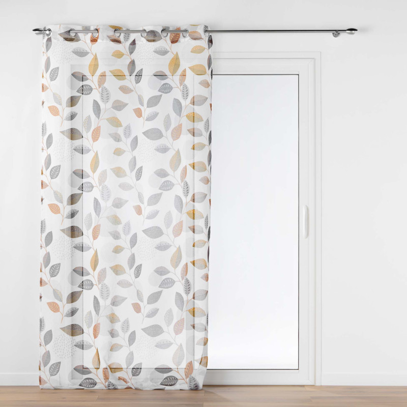 Voile Vahine 140x240cm - Sable Imprimé Végétal Multicolore Voile Vahine 140x240cm - Sable Imprimé Végétal Multicolore