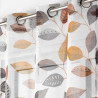 VOILE VAHINE 140x240CM SABLE feuilles gr