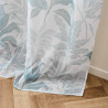Voile Hera 140x240cm Sable - Imprimé Tropical Gris et Pétrole Voile Hera 140x240cm Sable - Imprimé Tropical Gris et Pétrole