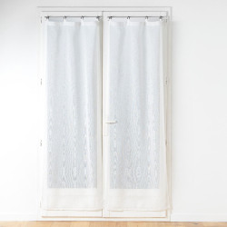 PAIRE DROITE OEILLET DAVINA 2x70x200CM V