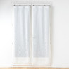 PAIRE DROITE OEILLET DAVINA 2x70x200CM V