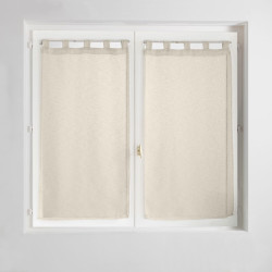 PAIRE DROITE CARLIN LIN 2x60x120CM VOILE