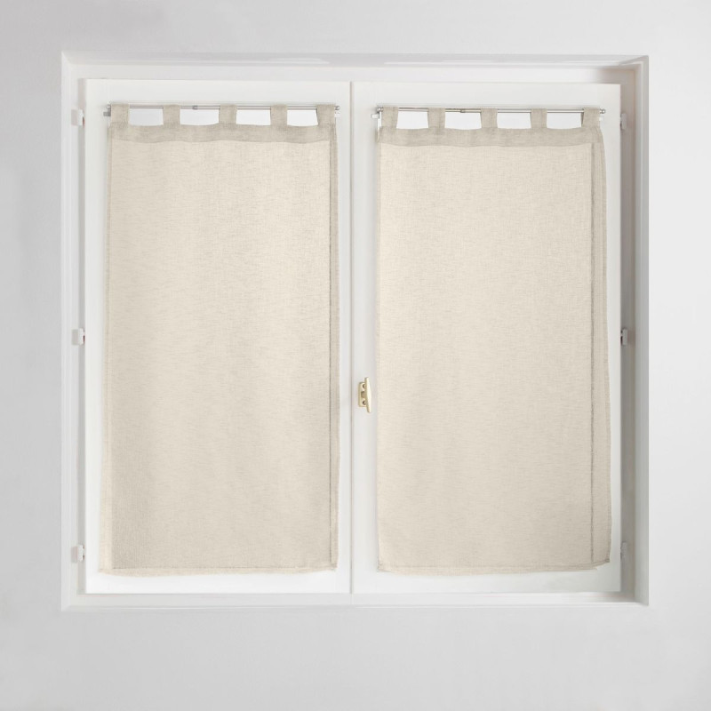PAIRE DROITE CARLIN LIN 2x60x120CM VOILE PAIRE DROITE CARLIN LIN 2x60x120CM VOILE