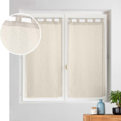 PAIRE DROITE CARLIN LIN 2x60x120CM VOILE