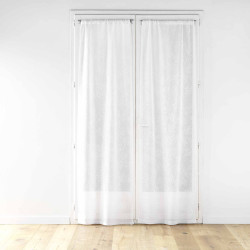 PAIRE DROITE KARLA BLANC 2x70x200CM VOIL