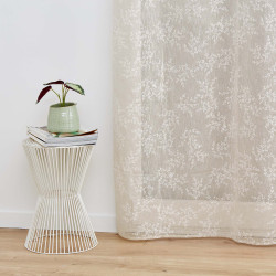PAIRE DROITE KARLA TAUPE 2x70x200CM VOIL