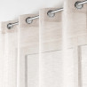 Voile Carlin Lin 140x240cm - Beige Clair Voile Tissé