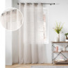 Voile Carlin Lin 140x240cm - Beige Clair Voile Tissé