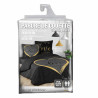 Parure de Lit Crazy Love 240x220cm - Coton Noir Imprimé 42 Fils Parure de Lit Crazy Love 240x220cm - Coton Noir Imprimé 42 Fils