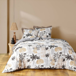 PARURE SCARLETT GRIS 240x220CM 52 FILS