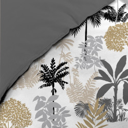 Parure de Lit Scarlett Gris 240x220cm 52 fils