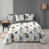 PARURE TRIGONE 240x220CM MICROFIBRE