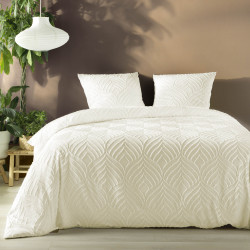 PARURE HELTIE IVOIRE240x220CM TUFTEE