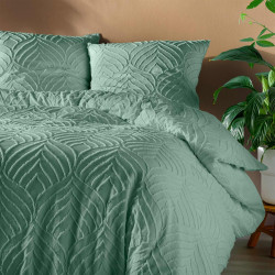 PARURE HELTIE SAUGE 240x220CM TUFTEE