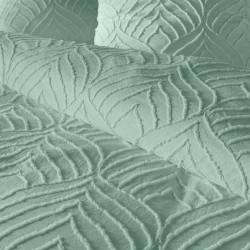 PARURE HELTIE SAUGE 240x220CM TUFTEE