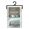 Parure de Lit Cassia Sauge 240x220cm Coton Imprimé 57 fils Parure de Lit Cassia Sauge 240x220cm Coton Imprimé 57 fils