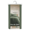Drap Housse Angelia Kaki 140x190cm Double Gaze Coton Uni 57 Fils Drap Housse Angelia Kaki 140x190cm Double Gaze Coton Uni 57 Fils