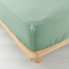 DRAP HOUSSE ANGELIA SAUGE 140x190CM GAZE