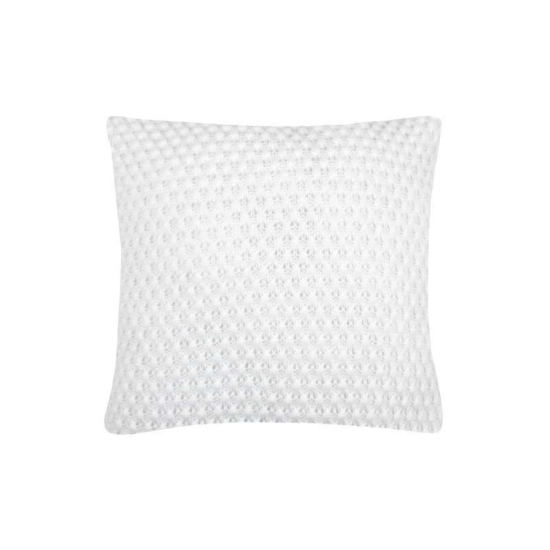 Coussin Adrien Blanc 40x40cm - 100% Polyester Décoratif Coussin Adrien Blanc 40x40cm - 100% Polyester Décoratif