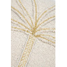 Coussin Casablanca écru 40x40cm coton avec pompons Coussin Casablanca écru 40x40cm coton avec pompons