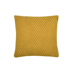 COUSSIN ADRIEN MOUTARDE 40X40CM 100% PE
