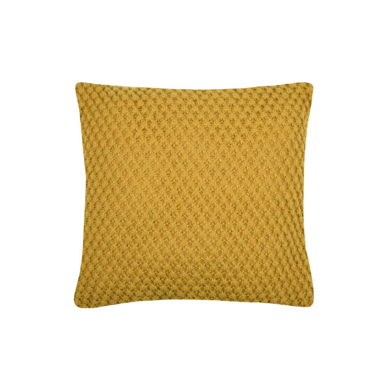 Coussin Adrien Moutarde 40x40cm - 100% Polyester Décoratif Coussin Adrien Moutarde 40x40cm - 100% Polyester Décoratif