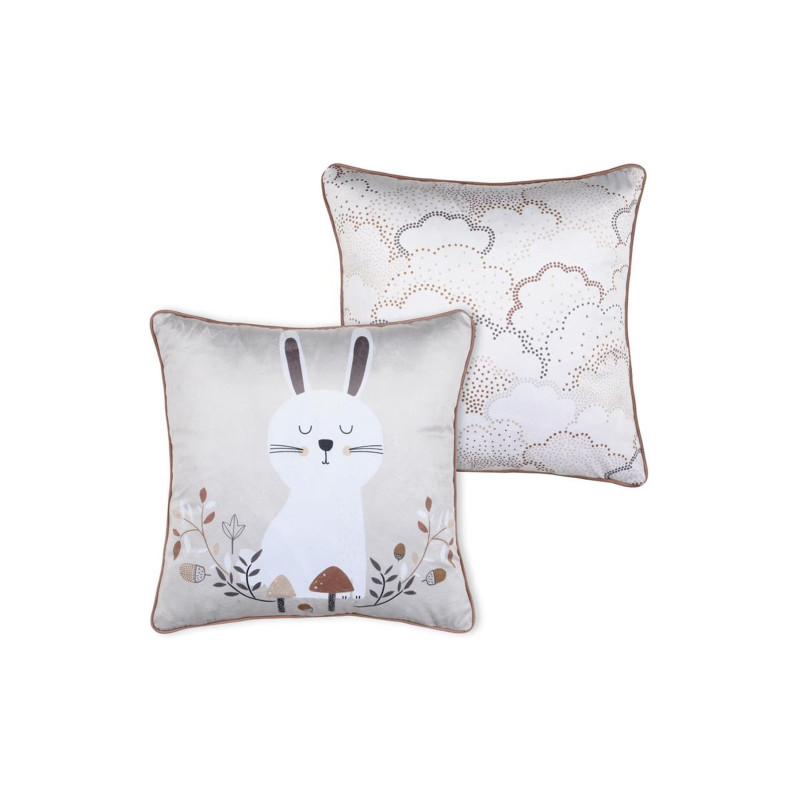 COUSSIN GABIN BLANC 40x40CM 100%PE