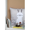 COUSSIN GABIN BLANC 40x40CM 100%PE