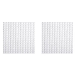 Lot de 2 Coupons Spa Blanc 48x50cm Nid d'Abeille 100% Coton