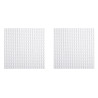 LOT DE 2 COUPONS SPA BLANC 48X50CM NID D