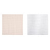 LOT DE 2 COUPONS SPA ECRU 48X50CM NID D'