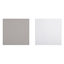Lot de 2 Coupons Spa Ficelle 48x50cm Nid d'Abeille 100% Coton