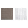 Lot de 2 Coupons Spa Taupe 48x50cm Nid d'Abeille 100% Coton Lot de 2 Coupons Spa Taupe 48x50cm Nid d'Abeille 100% Coton